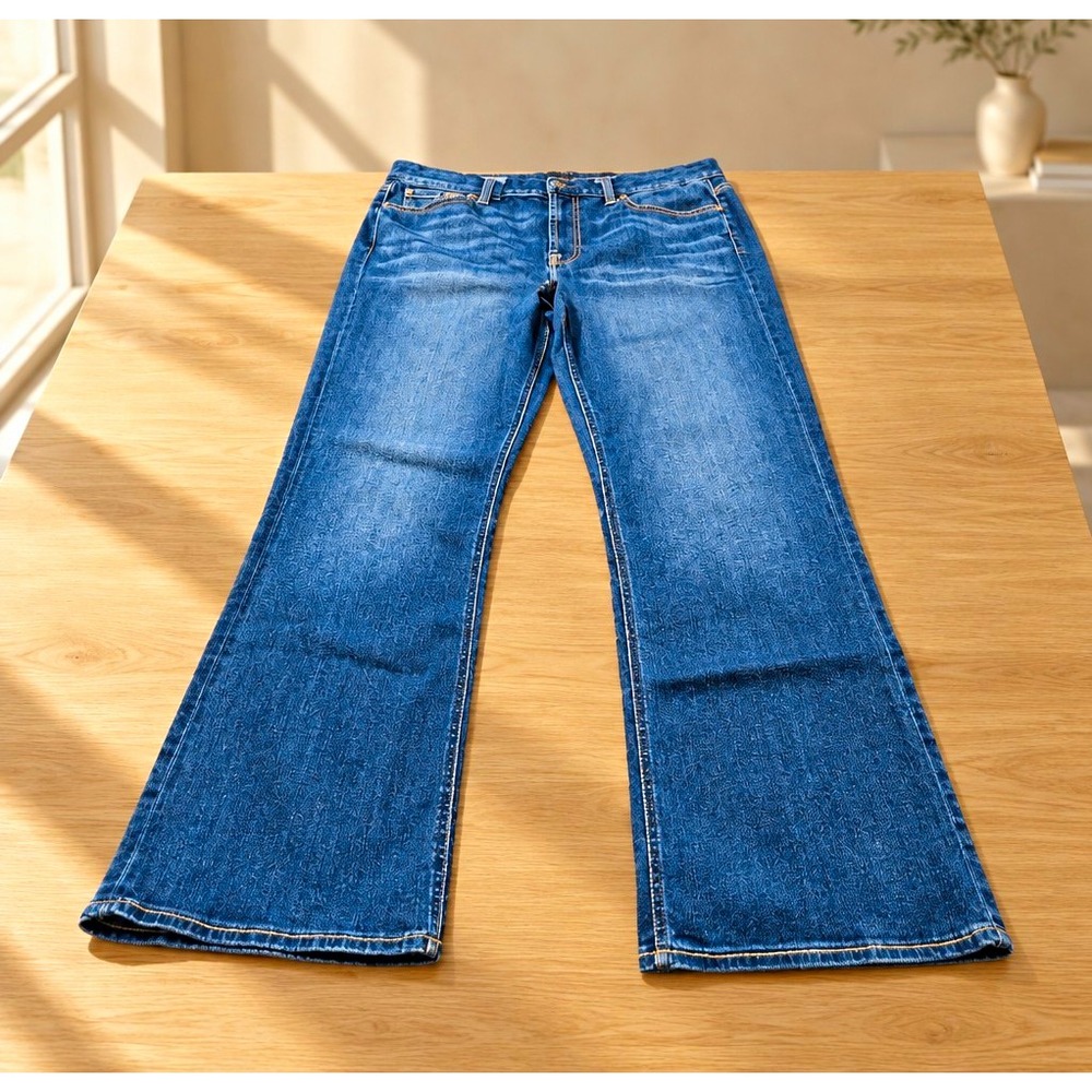 Jen7 by 7 For All Mankind Women's Bootcut Jeans Blue Size 14P